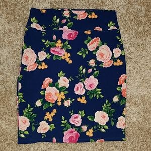 Floral Pencil Skirt